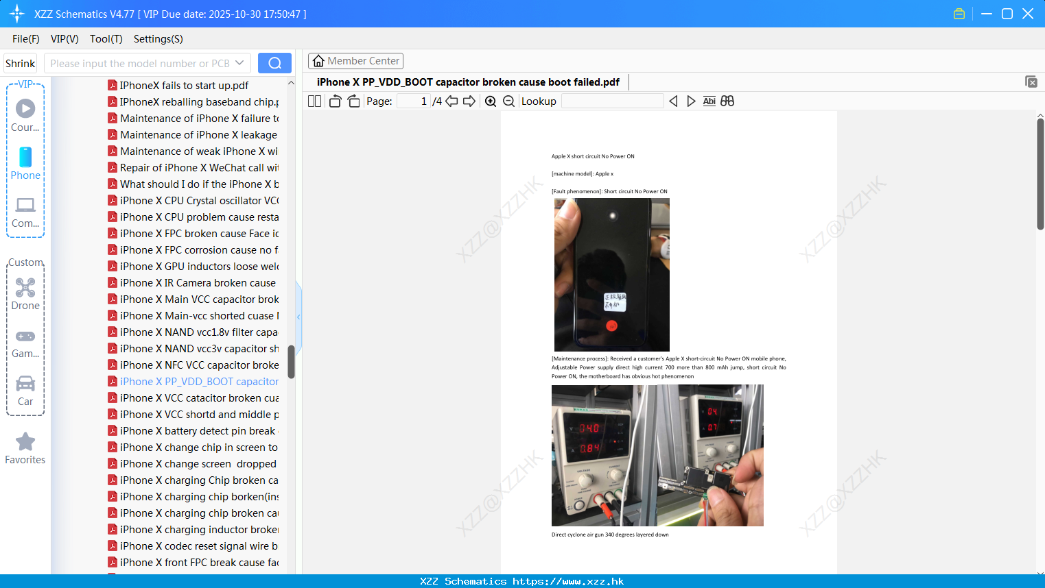 IPhone X PP_VDD_BOOT Capacitor Broken Cause Boot Failed